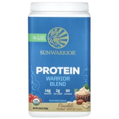 Sunwarrior, Warrior Blend, протеин, со вкусом шоколада и арахисовой пасты, 750 г (1,65 фунта)